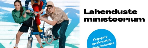 Eesti Noorsooteatri etendus “Lahenduste ministeerium”