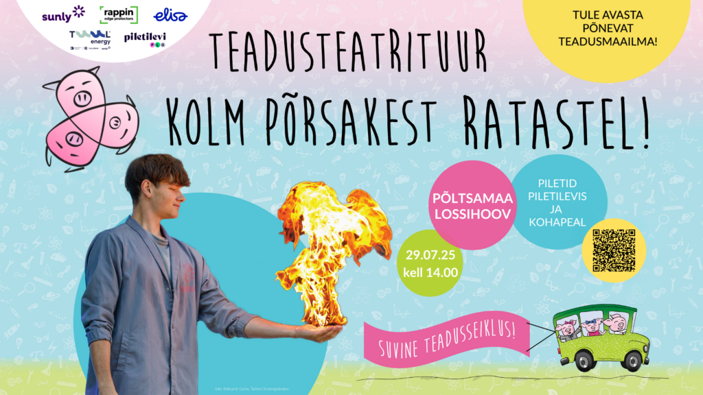 KOLM PÕRSAKEST RATASTEL: Suvine teadusseiklus