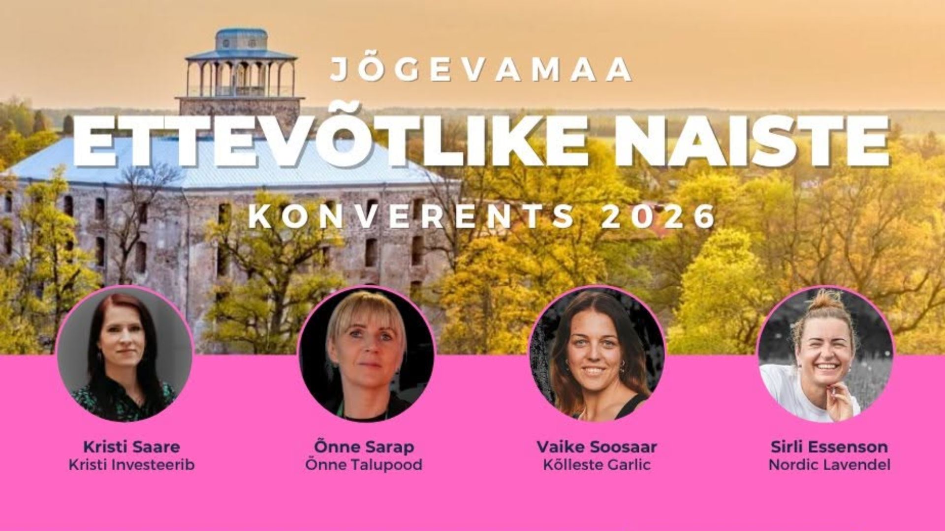 Jõgevamaa ettevõtlike naiste konverents 2026